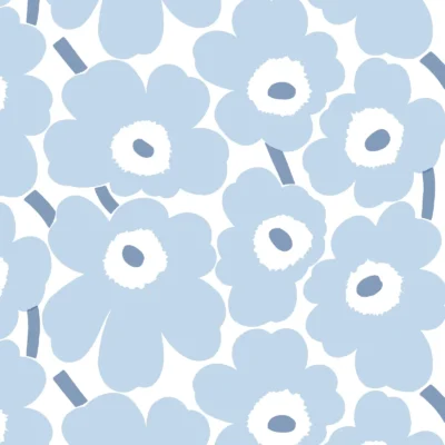 Marimekko Mini Unikko Ljusblå