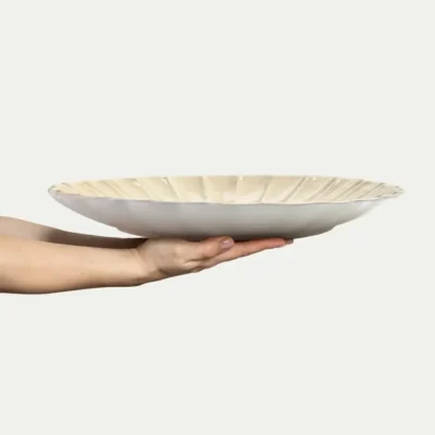 Oyster Fat 42 cm Sand