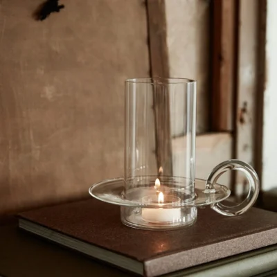 Luce Candle Holder Clear