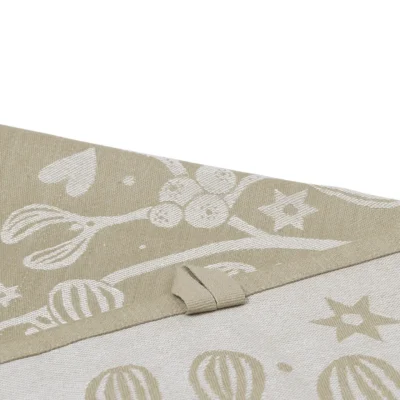 Mistletoe Tea Towel Sand