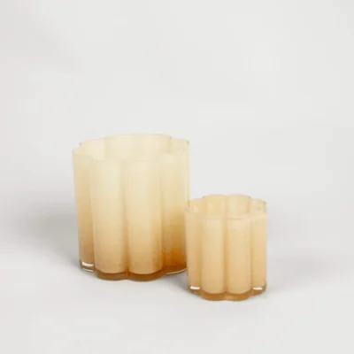 Clara Ljuslykta Beige 10 cm