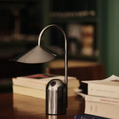 Arum Portable Lamp Stainless Steel