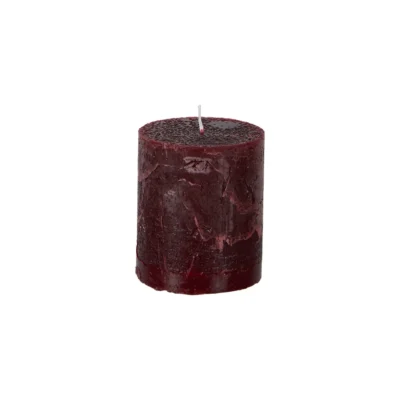 Blockljus Bordeaux 7,5cm