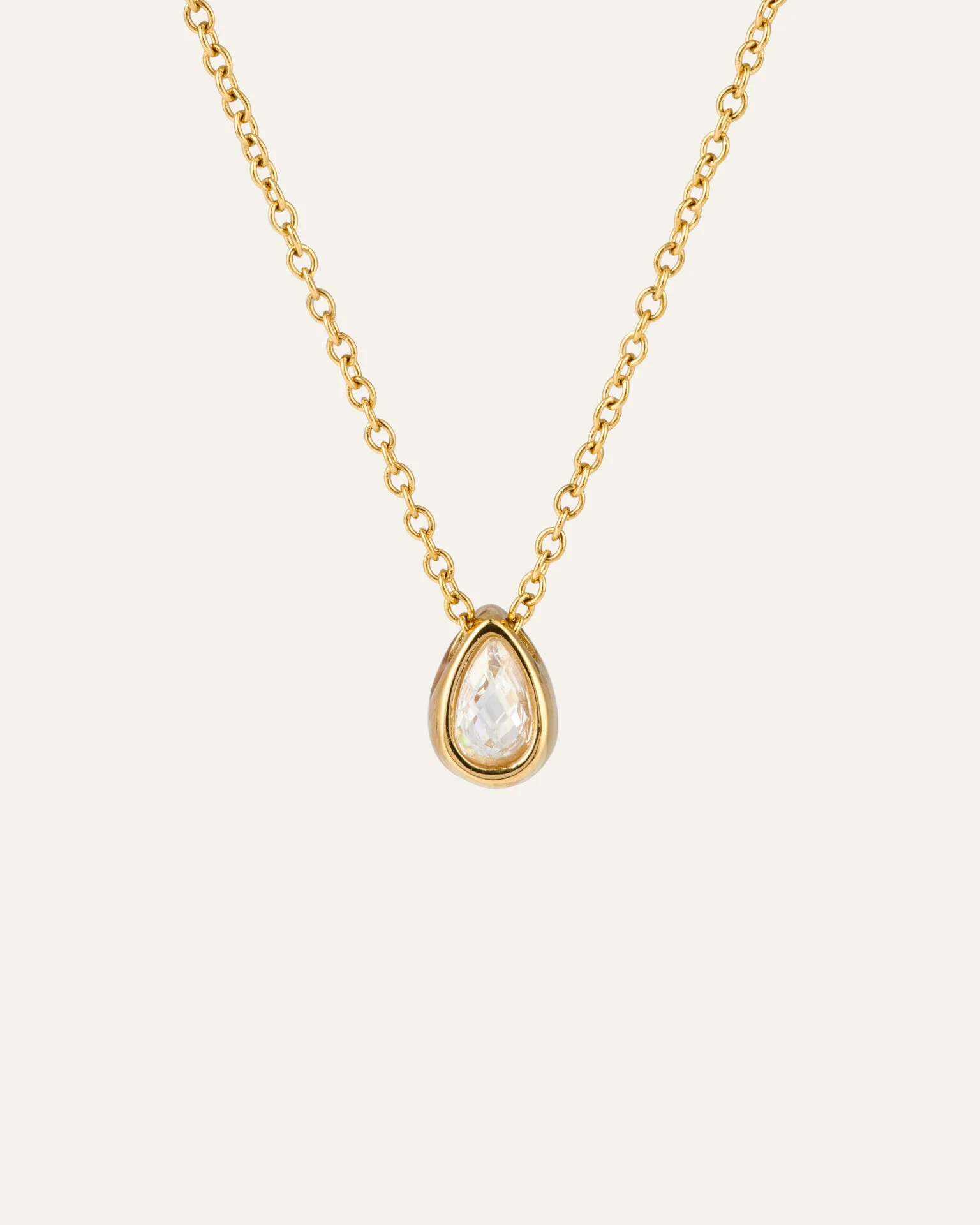 KENZA DROP-Céleste Gold Necklace MB1727-ANGLE 1 FOCUS 2 - original (1551015)