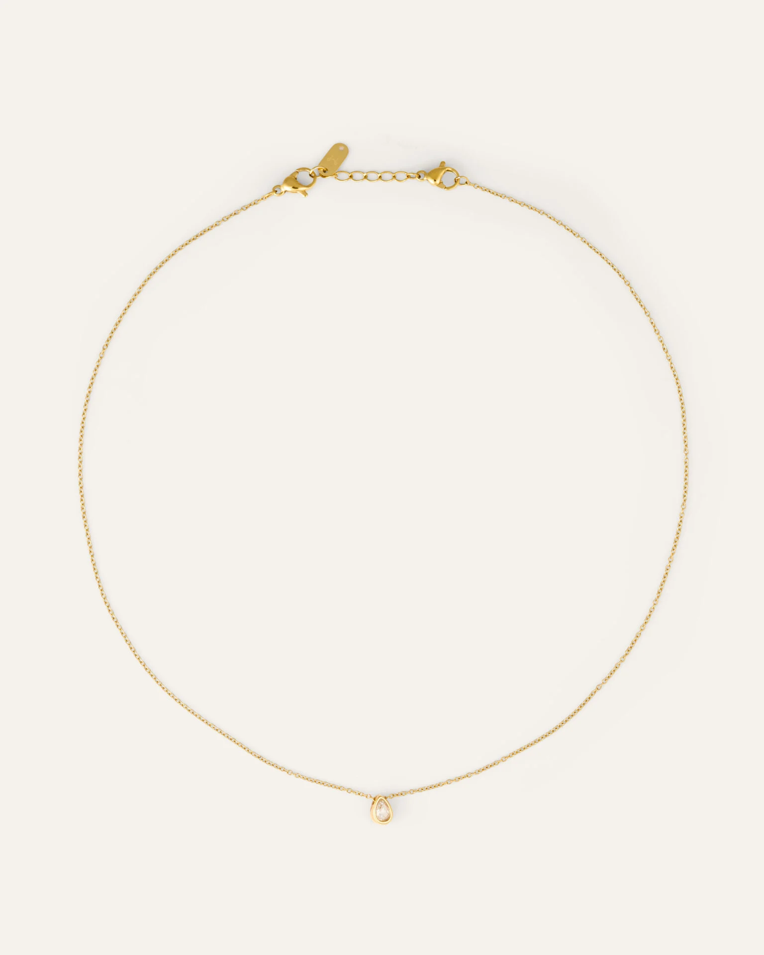 KENZA DROP-Céleste Gold Necklace MB1727-ANGLE 2 - original (1551006)