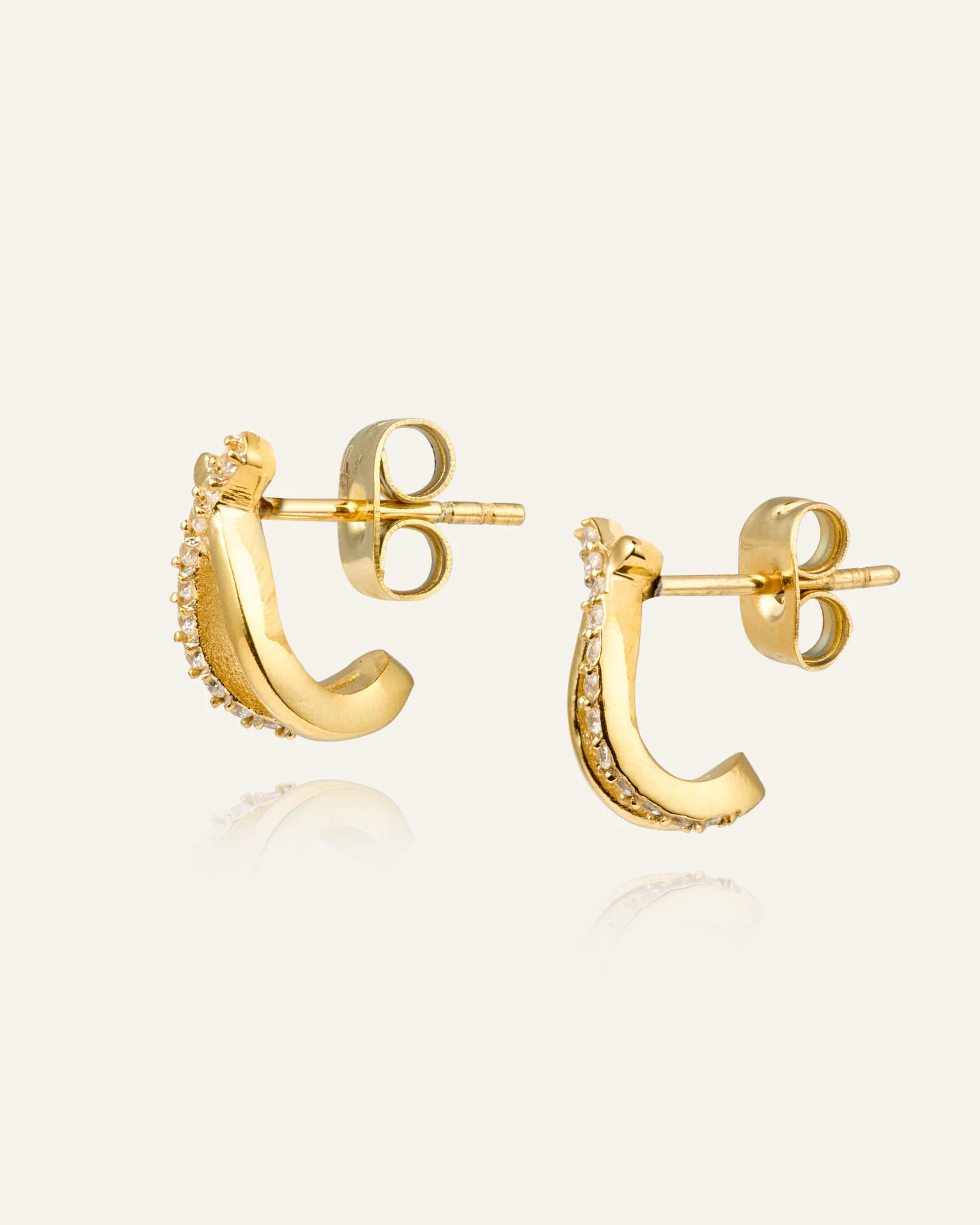 KENZA DROP-Ines Gold Earring MB1717-ANGLE 2 LEFT - original (1551074)