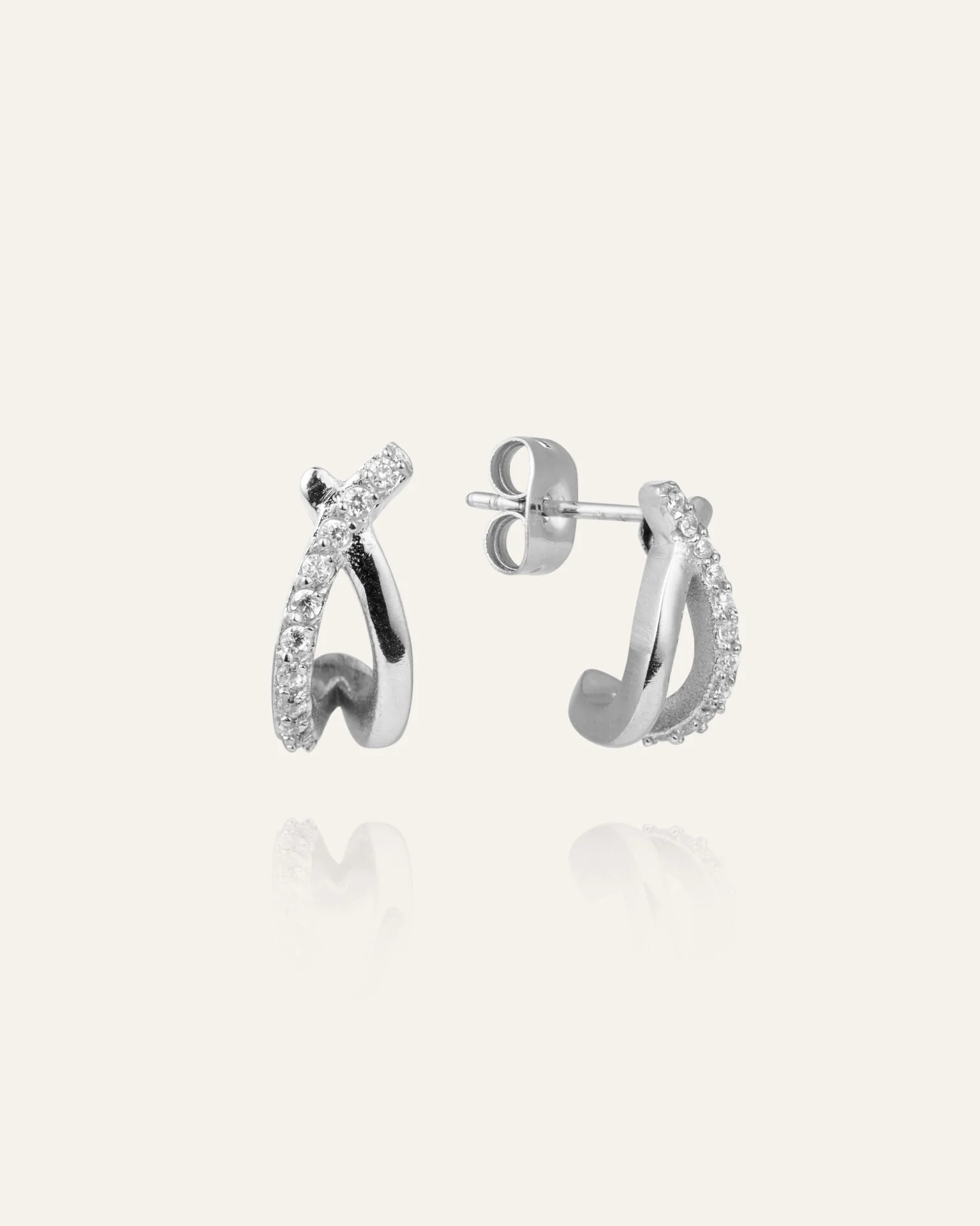 KENZA DROP-Ines Steel Earring MB1716-ANGLE 1 LEFT copy 2 - original (1551040)