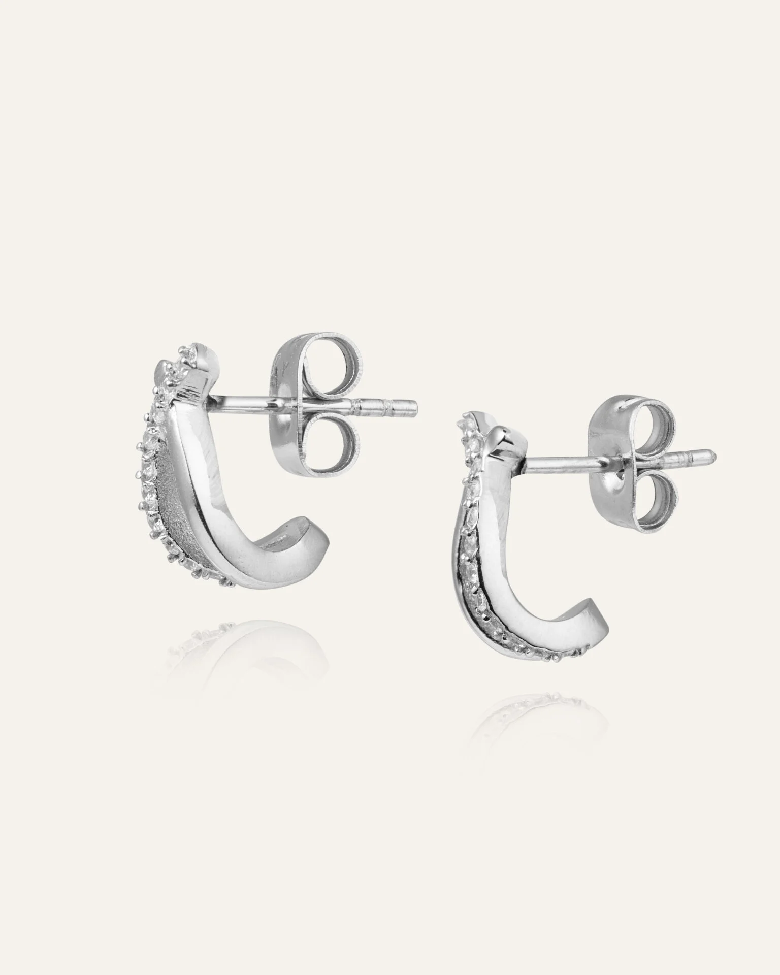 KENZA DROP-Ines Steel Earring MB1716-ANGLE 2 LEFT copy - original (1551061)