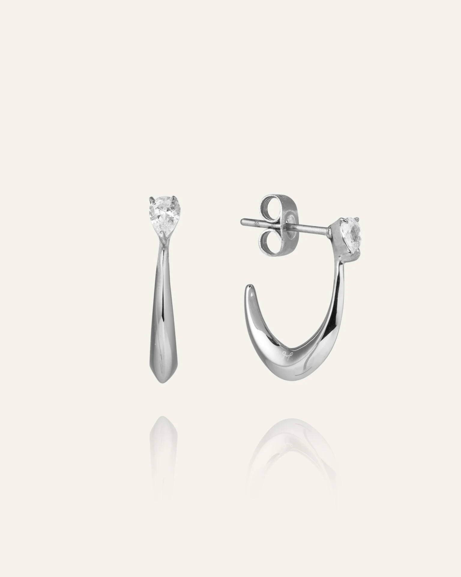 KENZA DROP-Iris Steel Earring MB1688-ANGLE 1 LEFT copy - original (1551043)