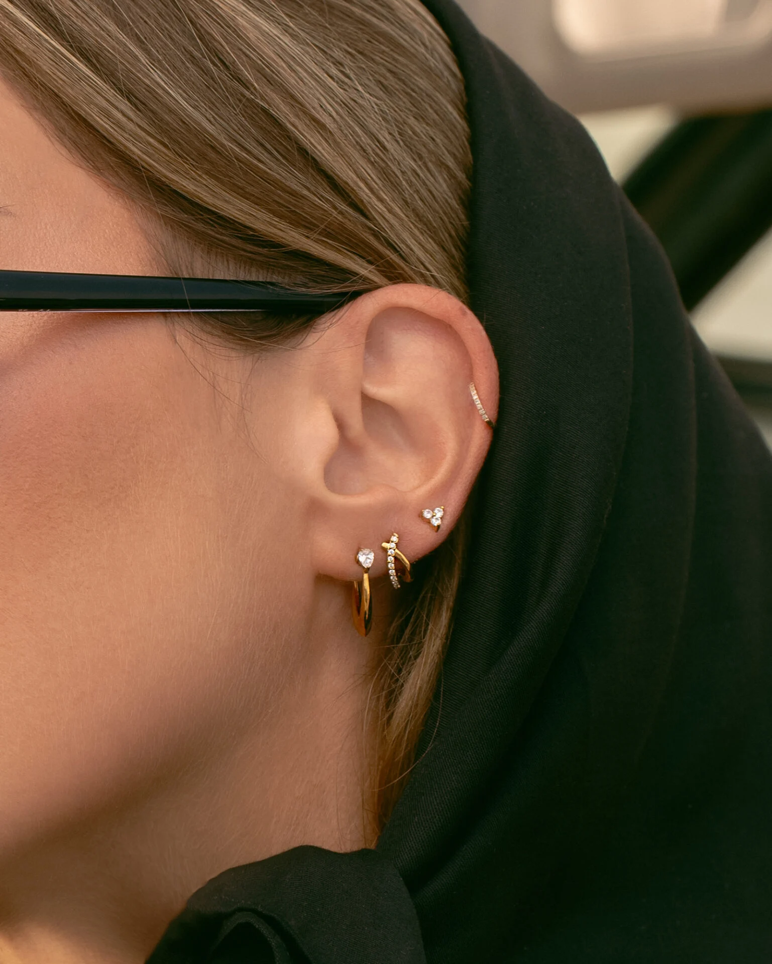 Kenza - Iris gold earring 2 - MB1689 - original (1548352)