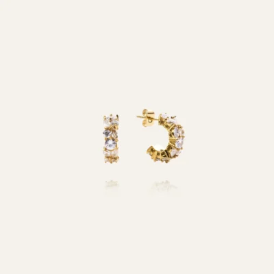 Queen Earrings Gold Small