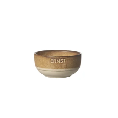 Skål d8 h4 cm Brun/Natur Botten