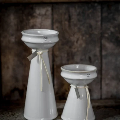 Lökvas naturvit h12