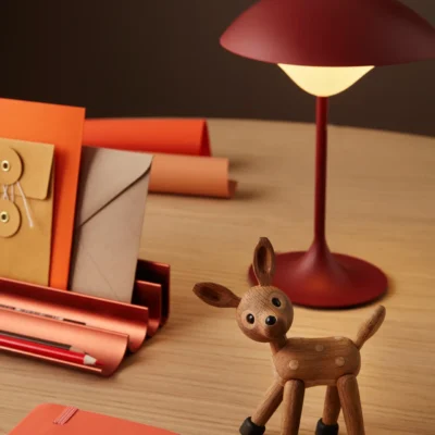 Spot Rådjur Baby Trädekoration 12,7 cm Ek/Lönn