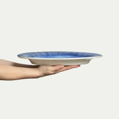 Stripes Fat 35 x 30 cm Ljusblå