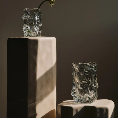 Virelle Vase – H18 – Clear