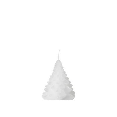 Granny Christmas Tree Candle Pure White