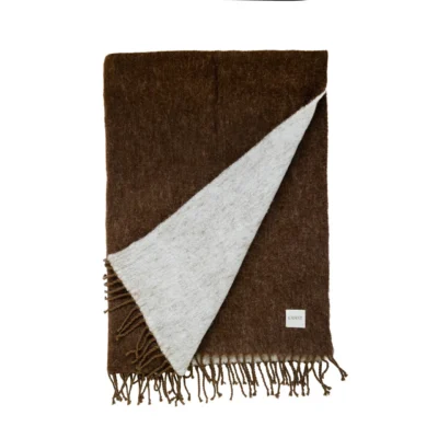 Pläd 130x170cm Kola/Vit