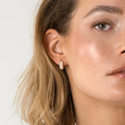 Amour Hoops Gold Small