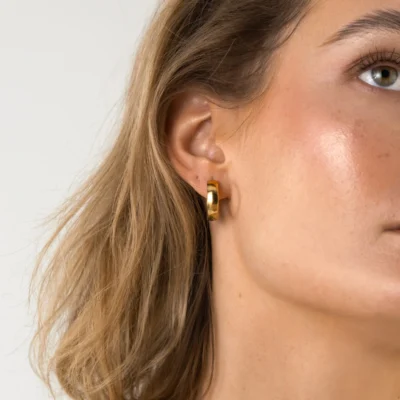 Chunky Hoops Gold Large