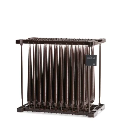 Ljus 32 cm Espresso Lackat