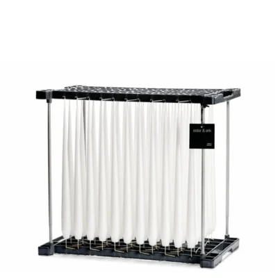 Ljus 32 cm Pure White Lackat