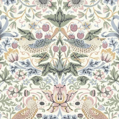 Servetter Strawberry Thief Pastel