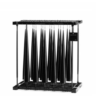 Konljus 37 cm Raw Black Lackad