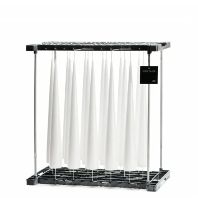 Konljus 37 cm Pure White Lackat