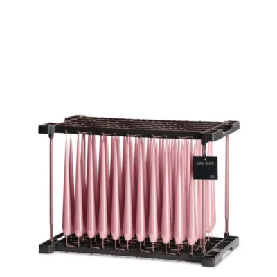 Ljus 24 cm Old Rose Lackat