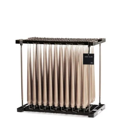 Ljus 32 cm Nougat Lackat