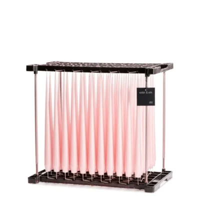 Ljus 32 cm Rose Quartz Lackat