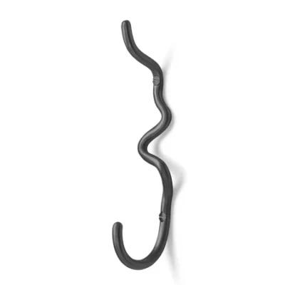 Curvature Hook Black Brass