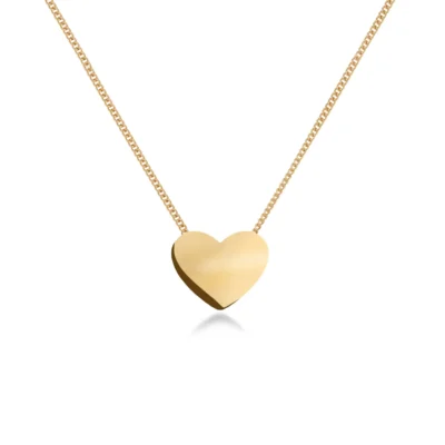 Pure Heart Necklace Gold