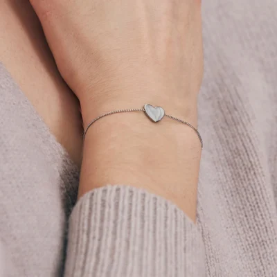 Pure Heart Bracelet Steel