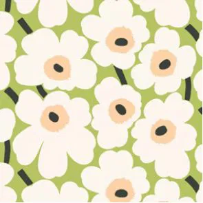 Marimekko Unikko Ljusgrön