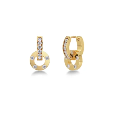 Ida Orbit Earrings Gold