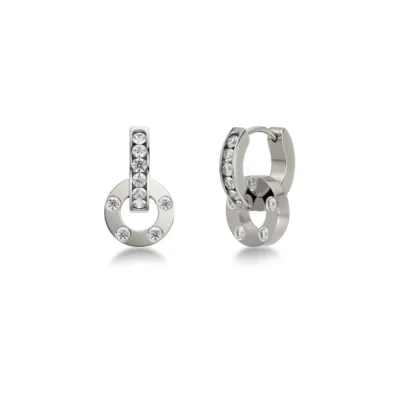 Ida Orbit Earrings Steel