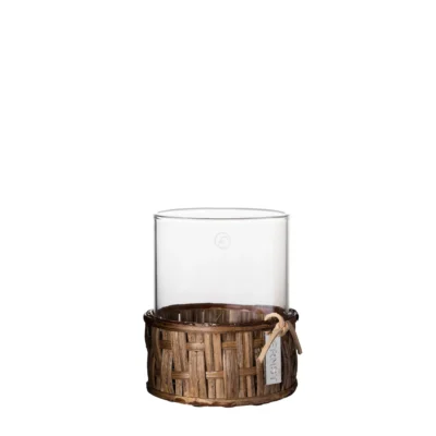 Lykta/Vas Mörk Korg d7 h8,5 cm