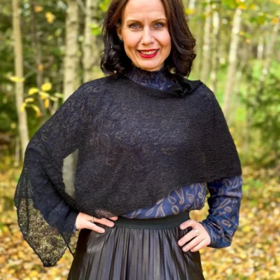 Ella Cape Svart 1