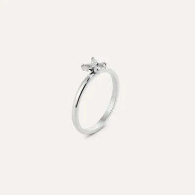 Butterfly Ring Silver 54