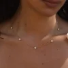 Floral - Ellie Gold Necklace - angle 2 - original (1665889)