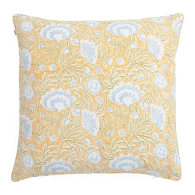 Kuddfodral Mathilde Orange/Blue/Green 50×50 cm