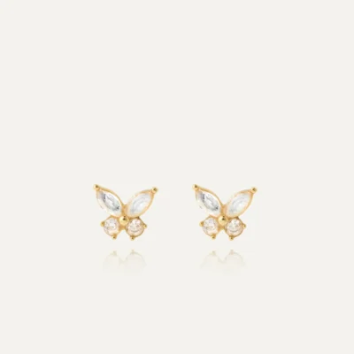 Butterfly Studs Gold