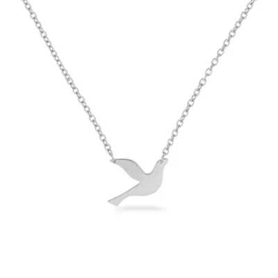Dove Necklace Steel