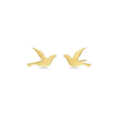 Dove Studs Gold