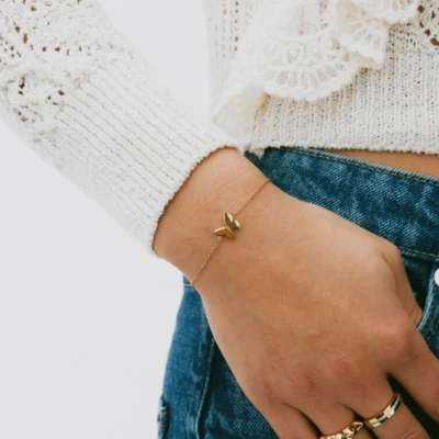 Papillon Bracelet Gold
