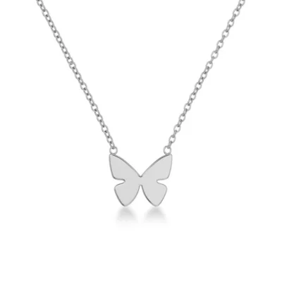 Papillon Necklace Steel