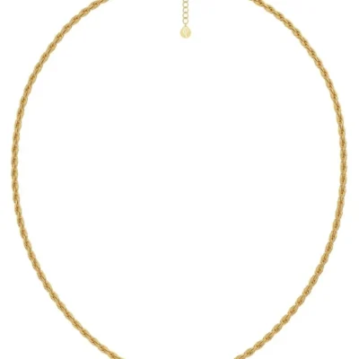 Rope Chain Necklace Gold