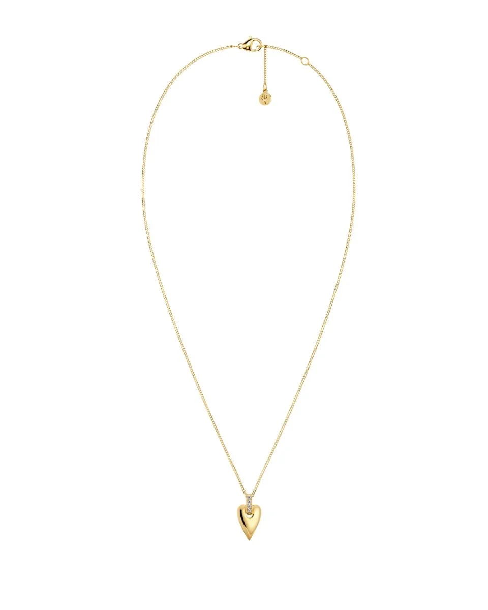 amore sparkle necklace s gold